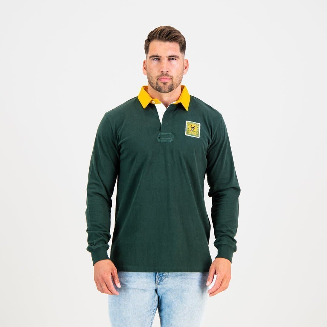 SA Supporters Classic LS Rugby Jersey - OS Green