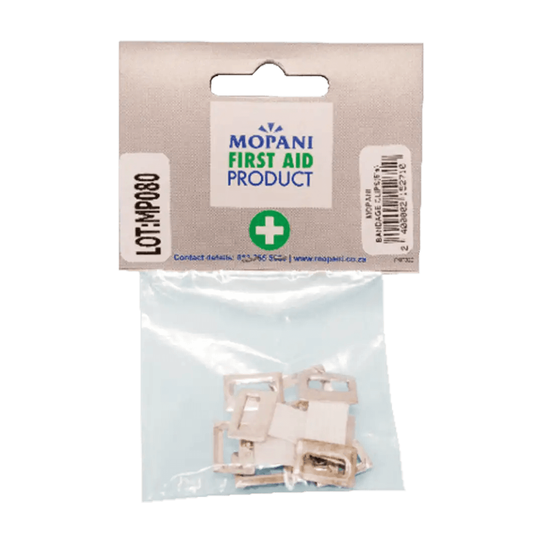 Mopani First Aid Bandage Clips, 5's
