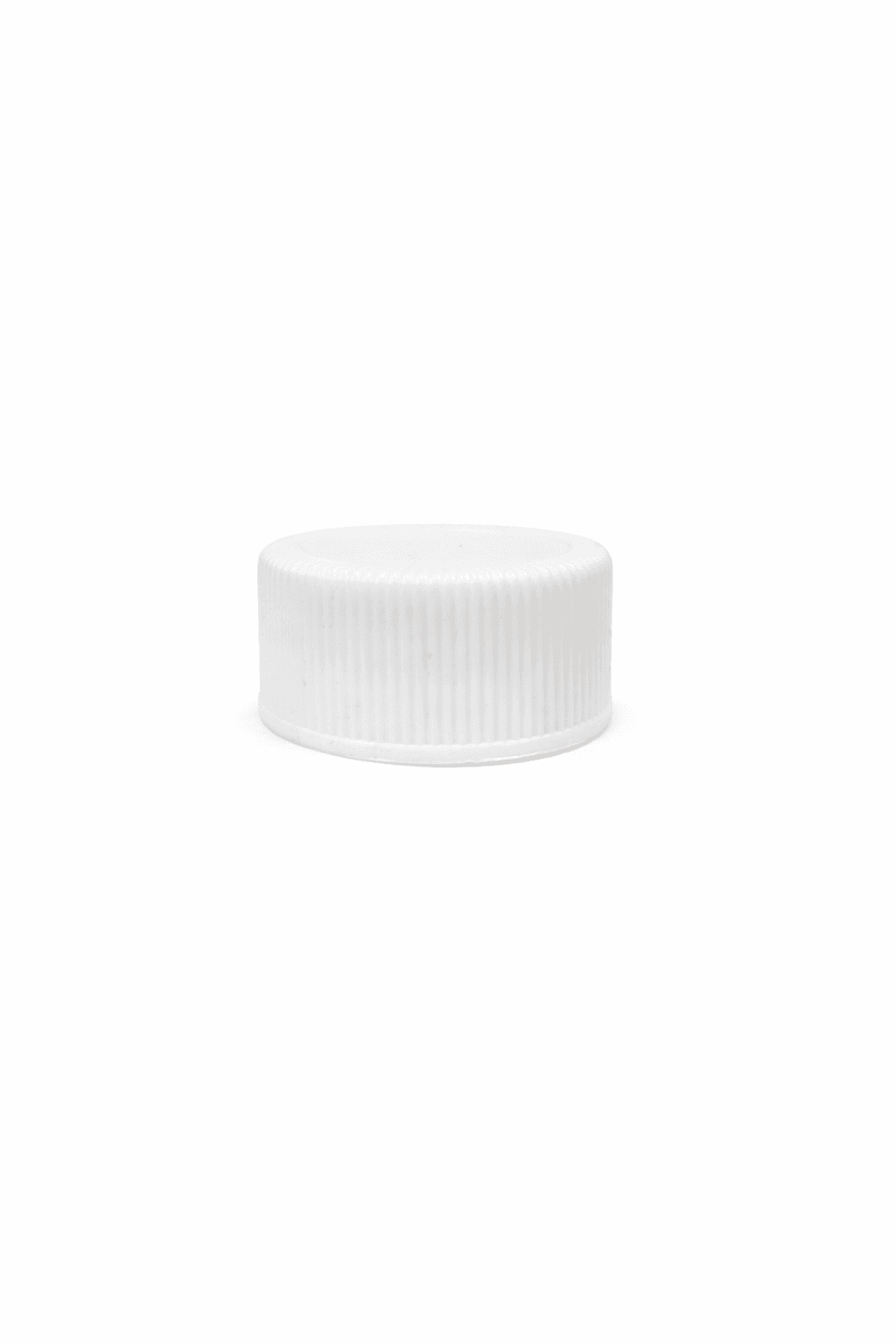 31mm Ribbed screw Lid White