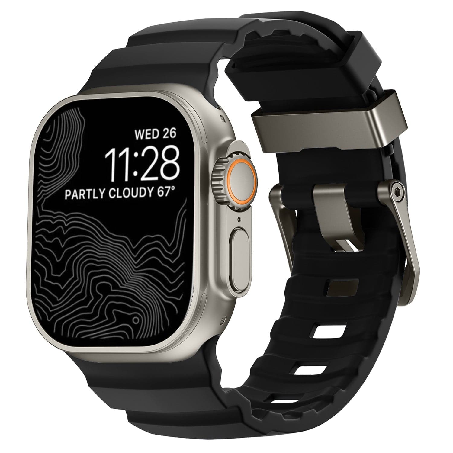 Summit FKM Rubber Strap for Apple Watch Ultra 3-1 / 46mm / 45mm / 44mm