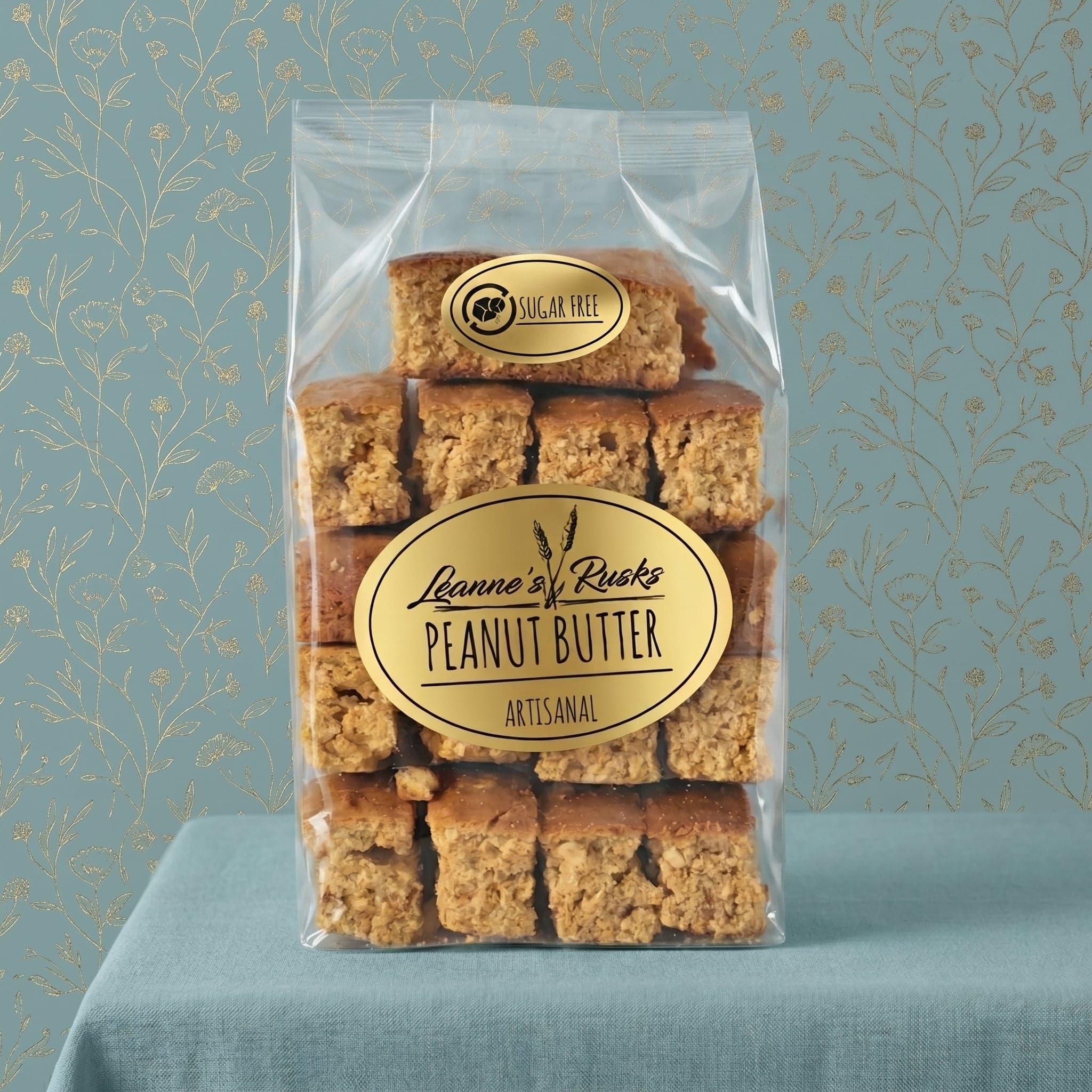 Peanut Butter Rusks (Sugar Free)