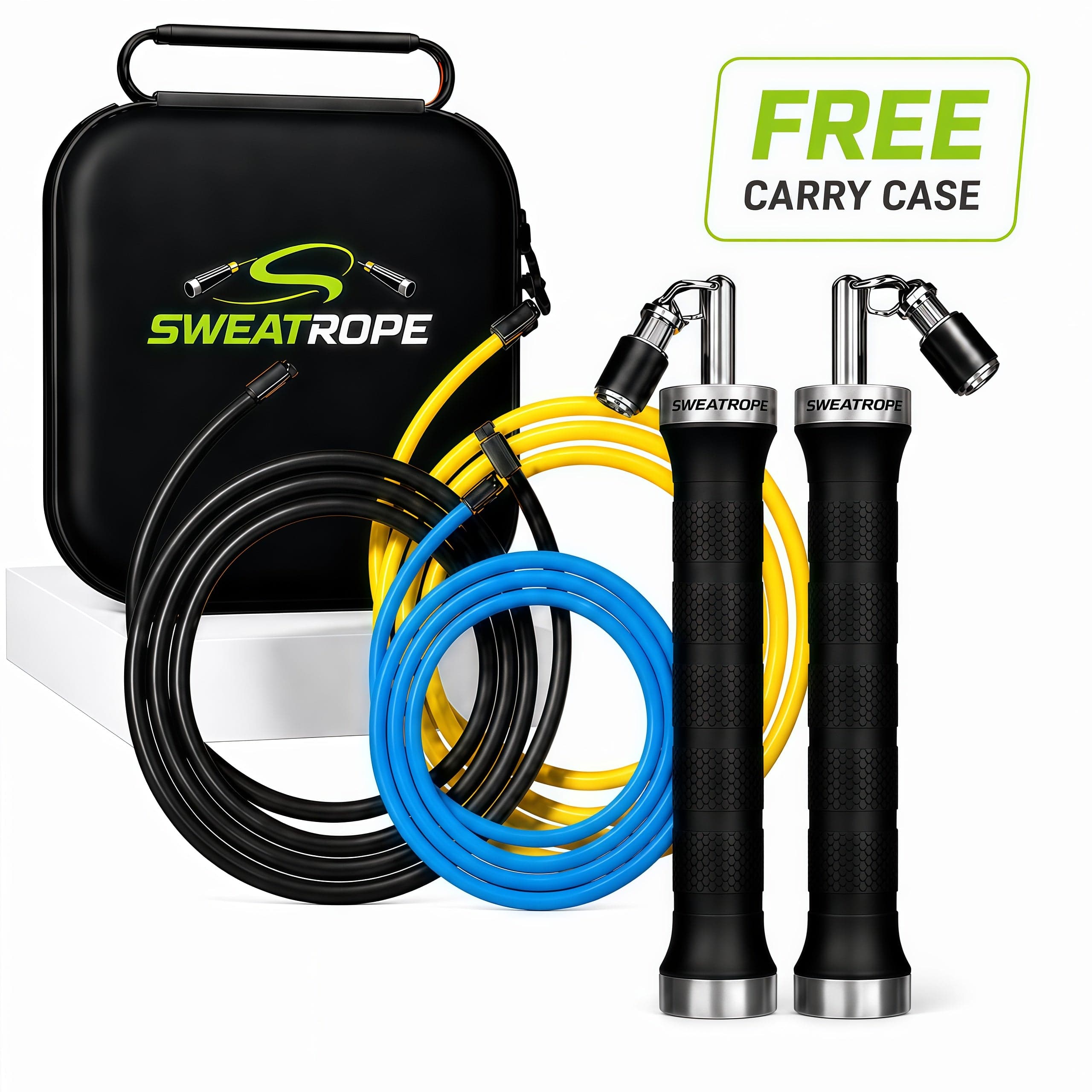 Premium Metal Weighted Skipping Rope Set