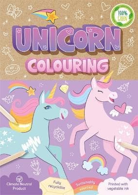 Eco Colouring Unicorn S/C
