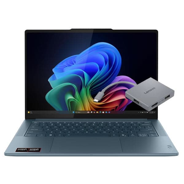 Lenovo | Yoga Pro 7 | 14.5" 3K (2944x1840) OLED | AMD Ryzen AI 9 | 32GB RAM | 1TB SSD | Non Touch - Tidal Teal