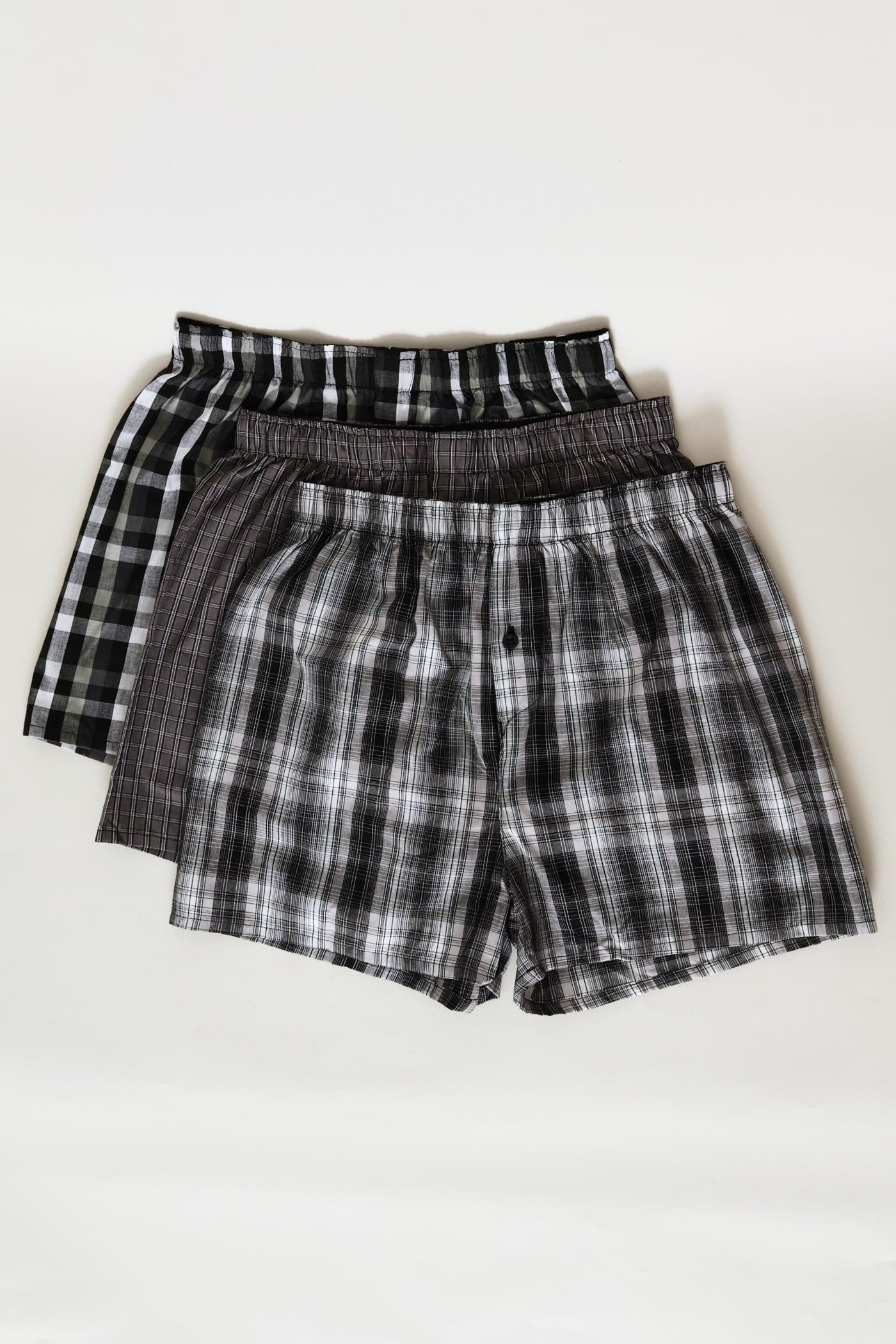 3 Pack Value Boxers - Black